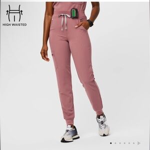 Figs Zamora High Waisted Small Petite Jogger Scrub